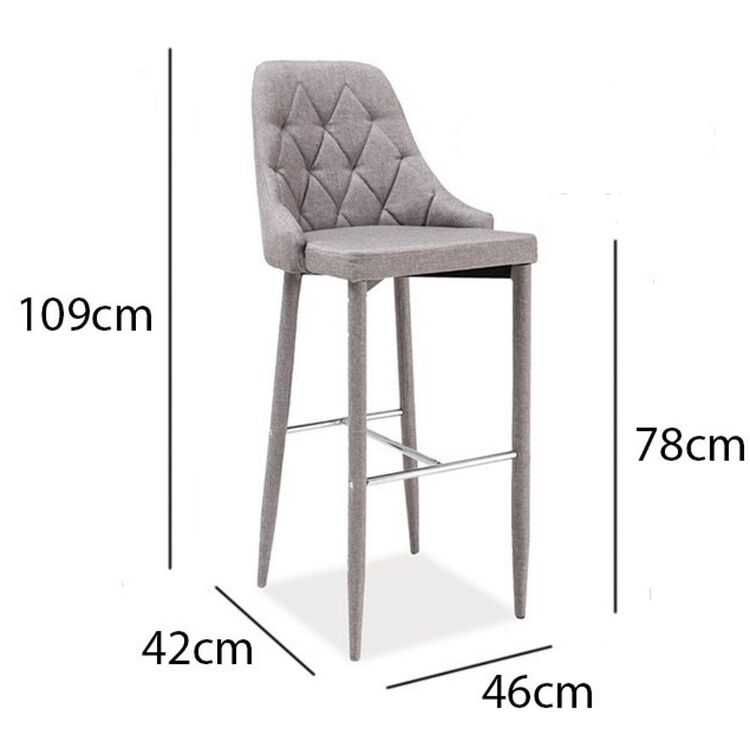 Scaun de bar Signal Trix H-1 (Gray)