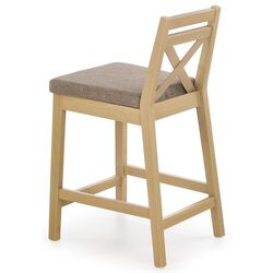 Scaun de bar Halmar Borys Low (Dark Beige/Sonoma Oak) Thumb