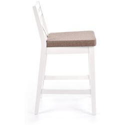Барный стул Halmar Borys Low (Dark Beige/White) Thumb