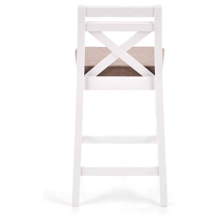 Барный стул Halmar Borys Low (Dark Beige/White)
