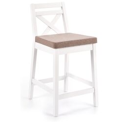 Барный стул Halmar Borys Low (Dark Beige/White) Thumb