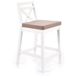 Барный стул Halmar Borys Low (Dark Beige/White) Thumb