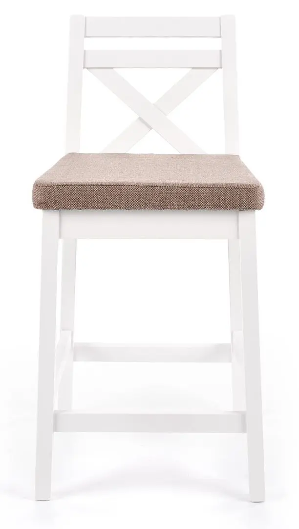 Scaun ву bar Halmar Borys Low (Dark Beige/White)