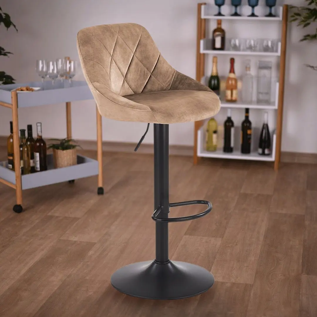 Scaun de bar Halmar H101 (Beige/Black)