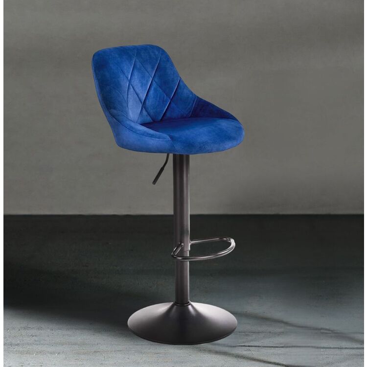 Scaun de bar Halmar H101 (Dark Blue)