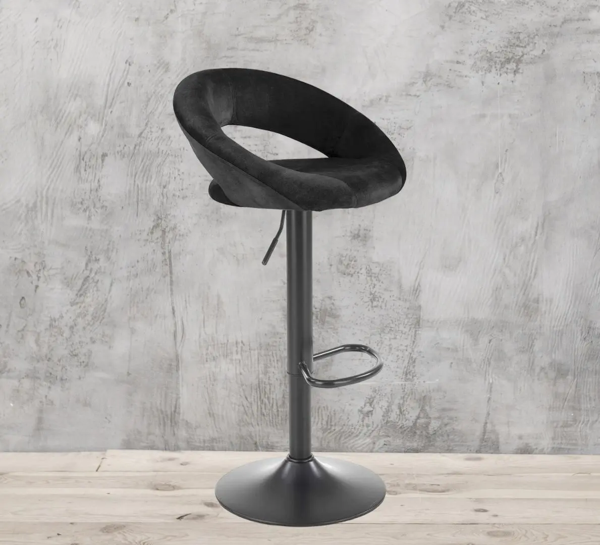 Scaun de bar Halmar H102 (Black)