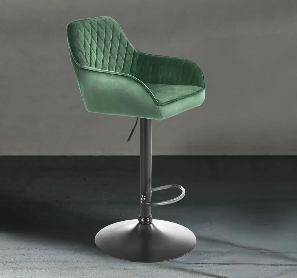 Scaun de bar Halmar H103 (Dark Green)