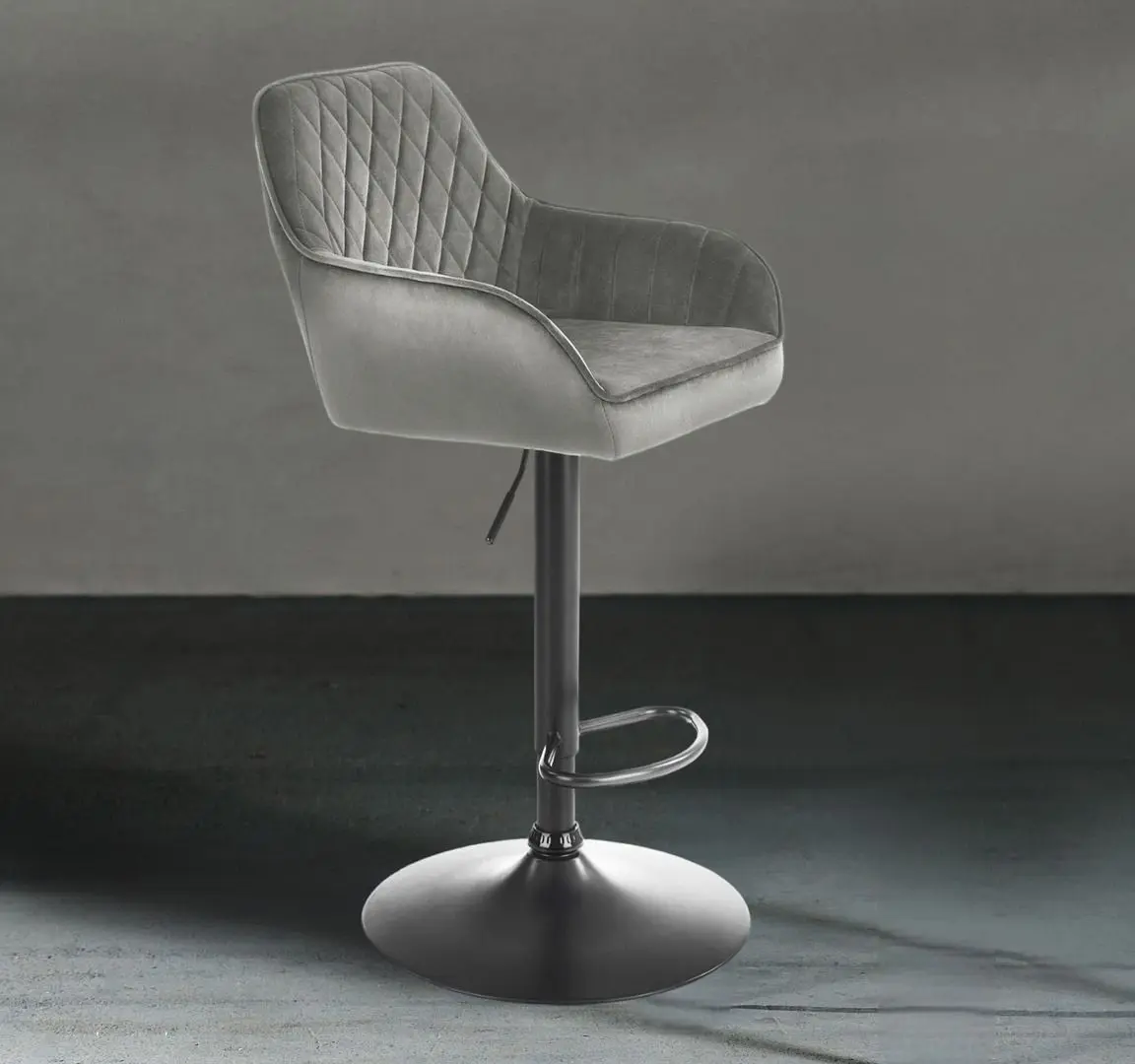 Scaun de bar Halmar H103 (Gray/Black)