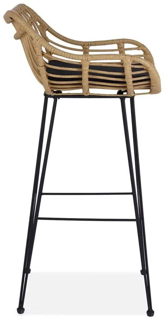 Scaun de bar Halmar H105 (Natural/Black) - 11