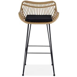 Scaun de bar Halmar H105 (Natural/Black) Thumb