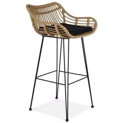 Scaun de bar Halmar H105 (Natural/Black) Thumb