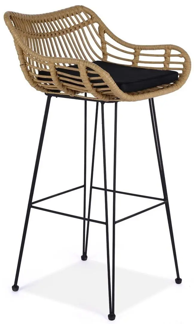 Scaun de bar Halmar H105 (Natural/Black) - 13