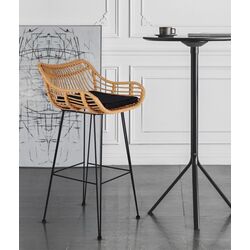 Scaun de bar Halmar H105 (Natural/Black)
