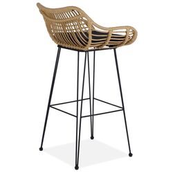 Scaun de bar Halmar H105 (Natural/Black) Thumb