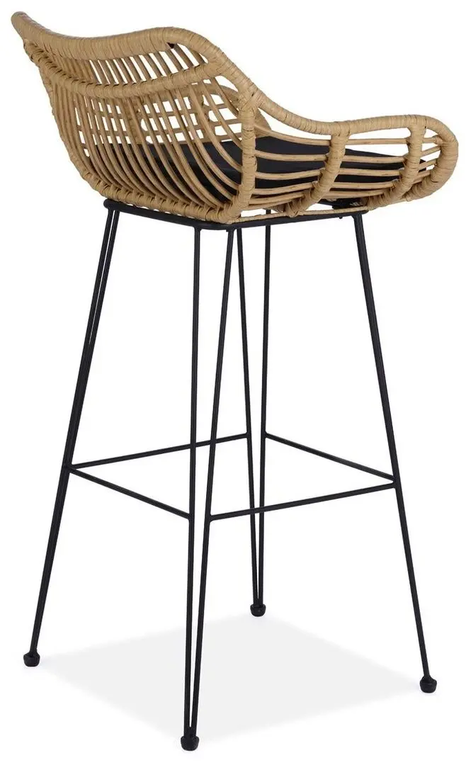 Scaun de bar Halmar H105 (Natural/Black) - 10