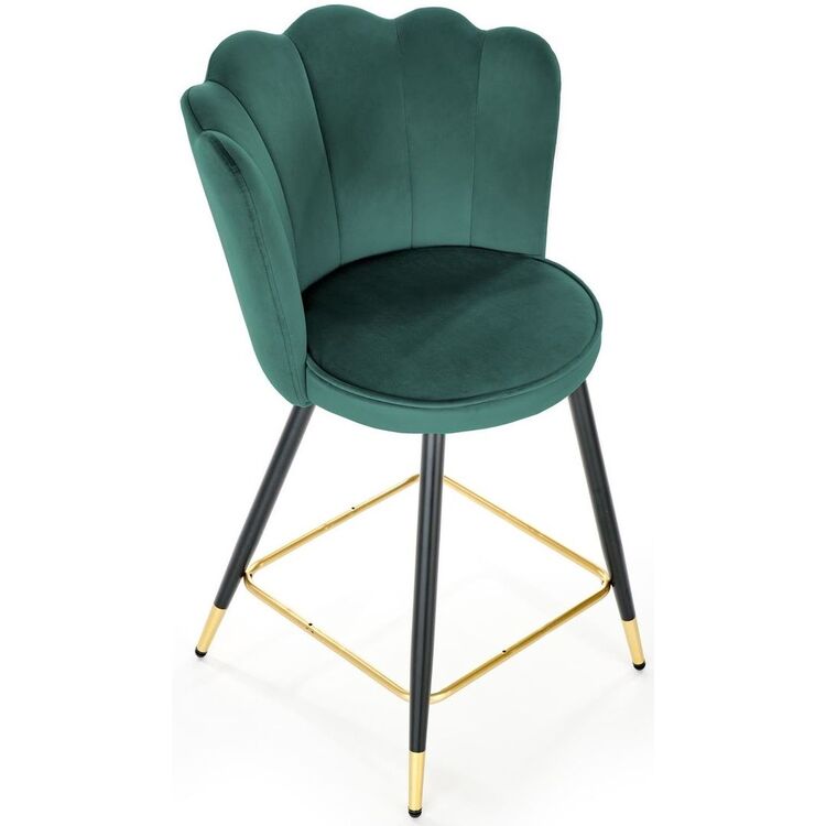 Барный стул Halmar H106 (Dark Green/Black/Gold)