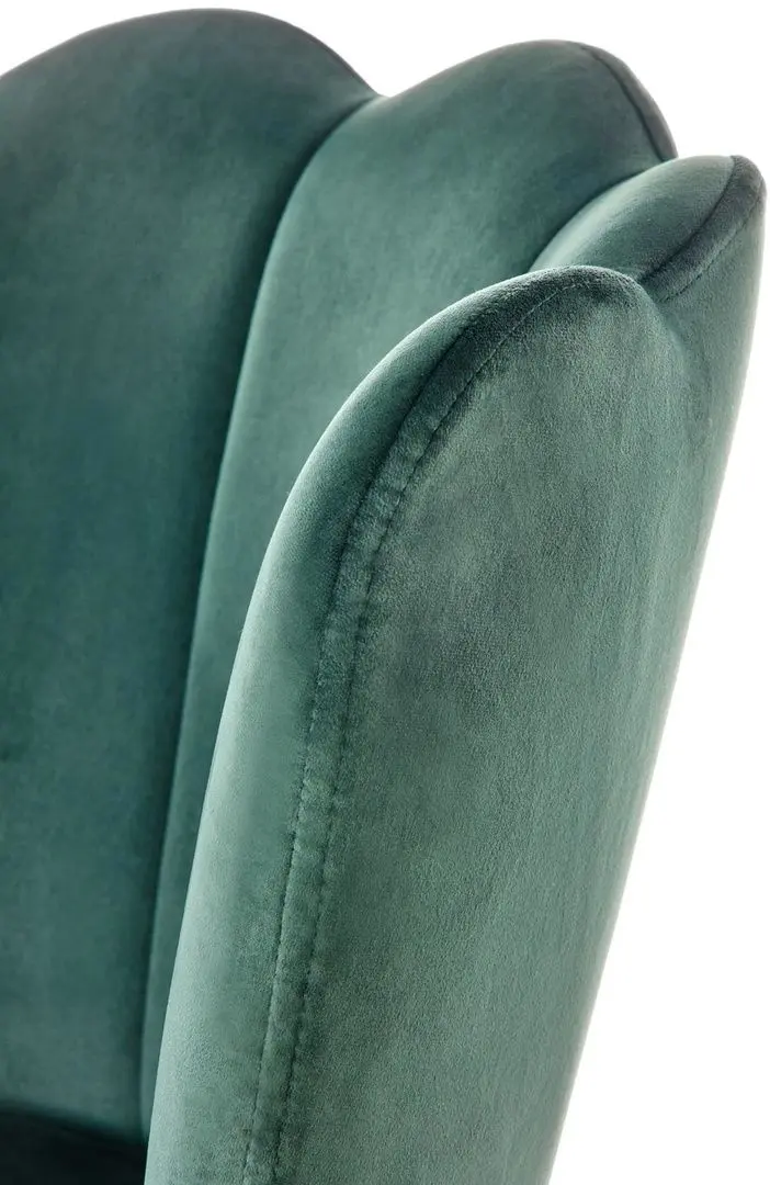 Scaun de bar Halmar H106 (Dark Green/Black/Gold)