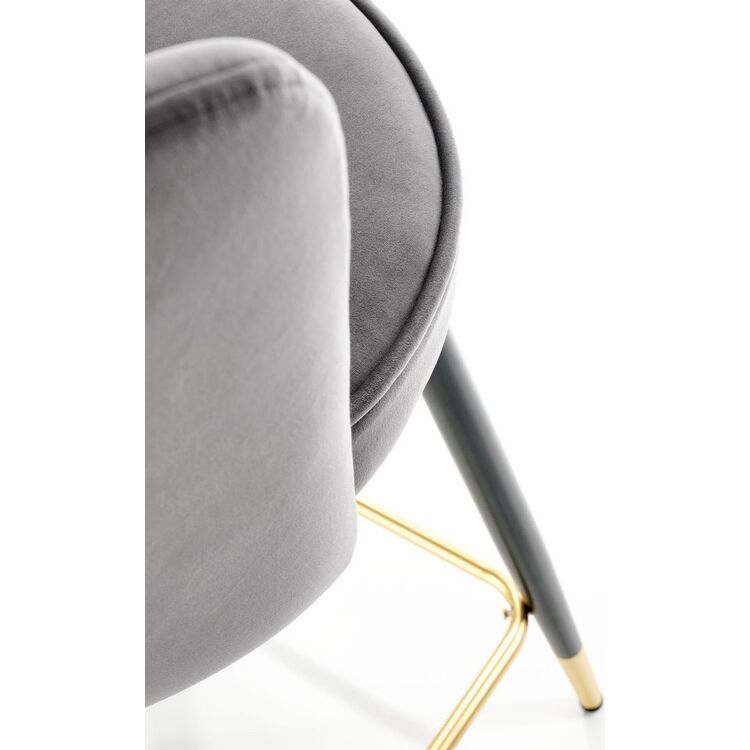 Scaun de bar Halmar H106 (Gray/Black/Gold)