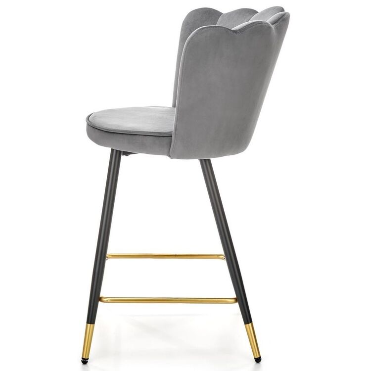 Scaun de bar Halmar H106 (Gray/Black/Gold)