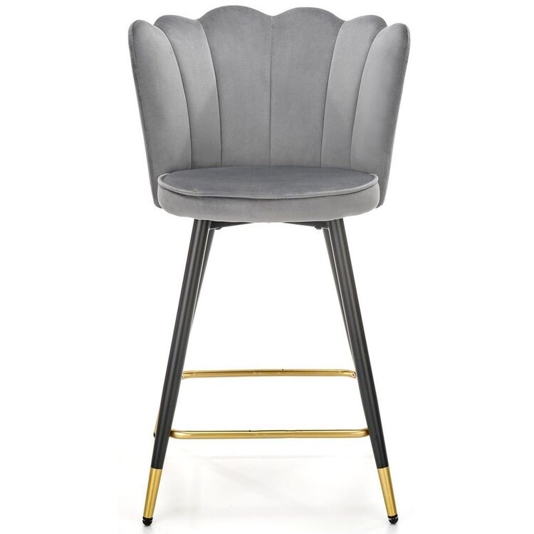 Scaun de bar Halmar H106 (Gray/Black/Gold)