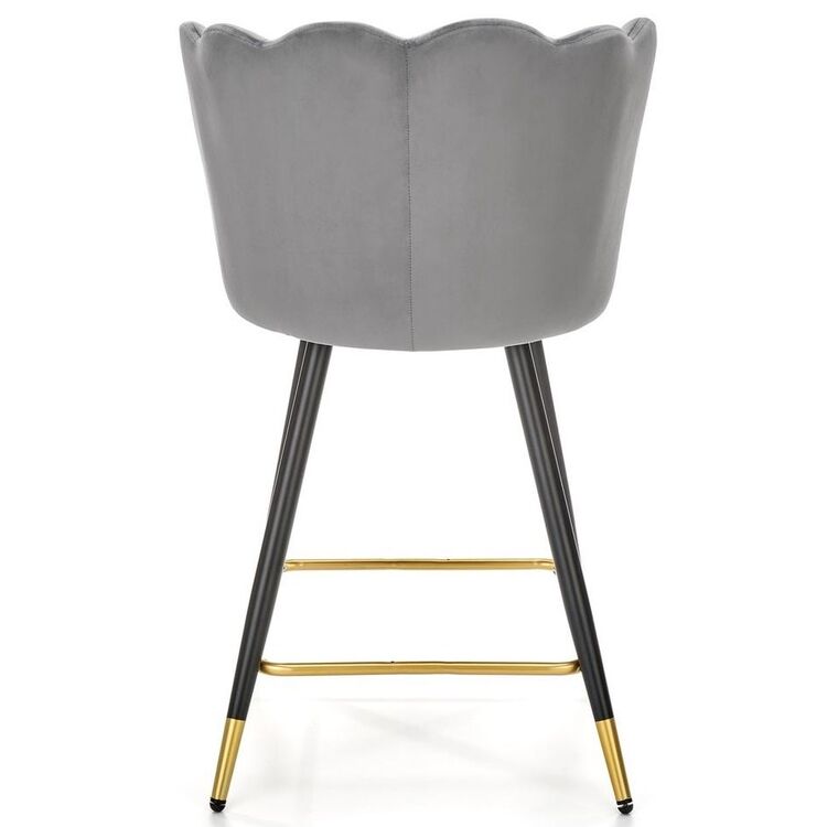 Scaun de bar Halmar H106 (Gray/Black/Gold)