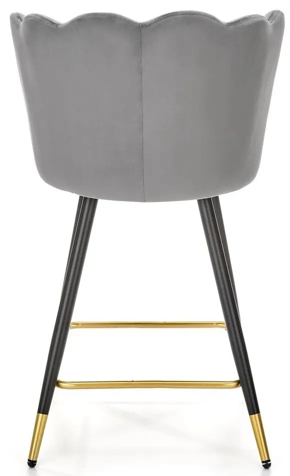 Scaun de bar Halmar H106 (Gray/Black/Gold)