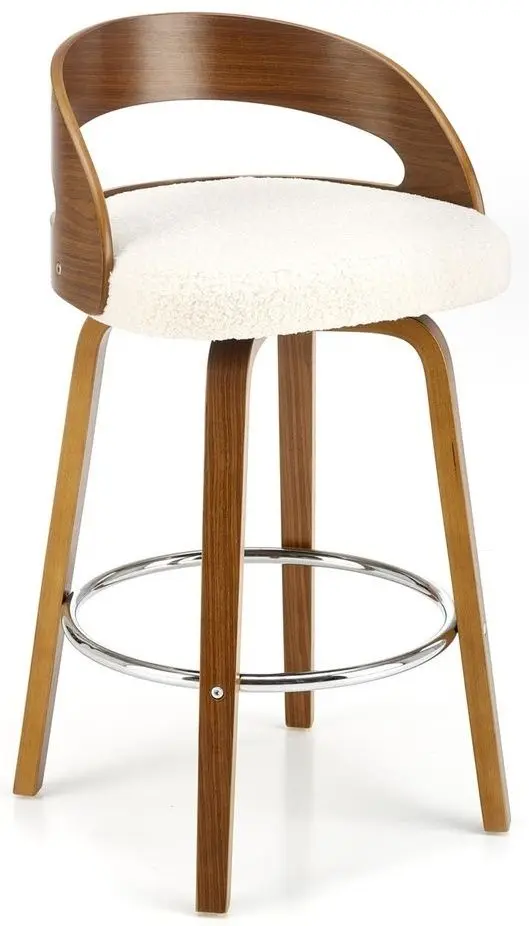 Барный стул Halmar H110 (Cream/Walnut)
