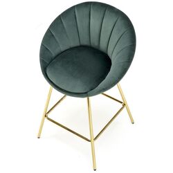 Scaun de bar Halmar H112 (Dark Green/Gold) Thumb