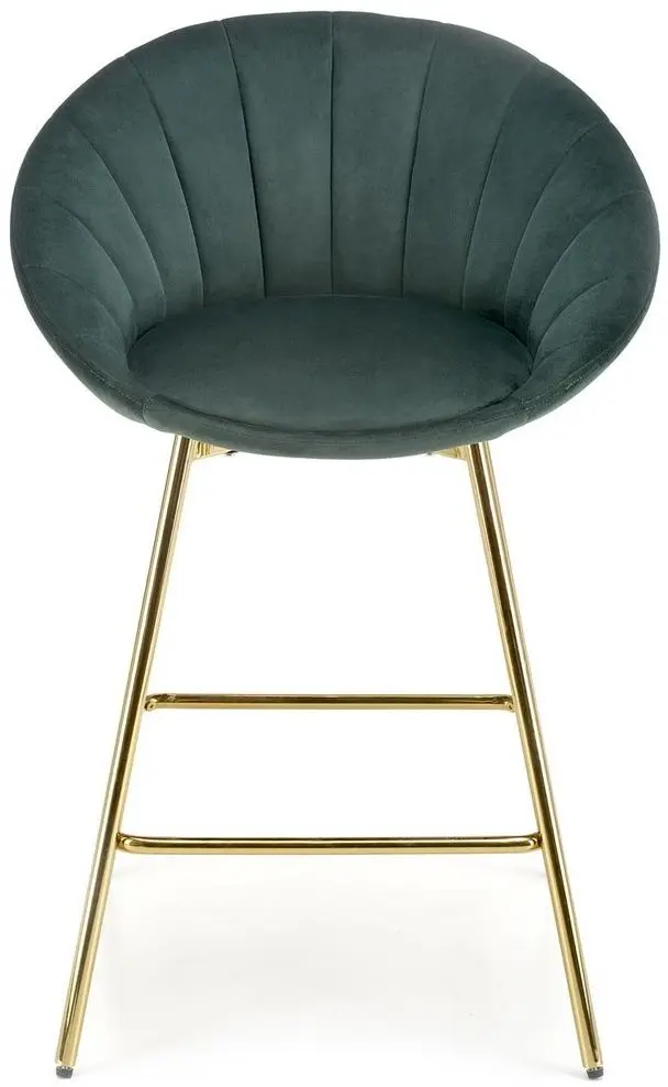 Scaun de bar Halmar H112 (Dark Green/Gold) - 8