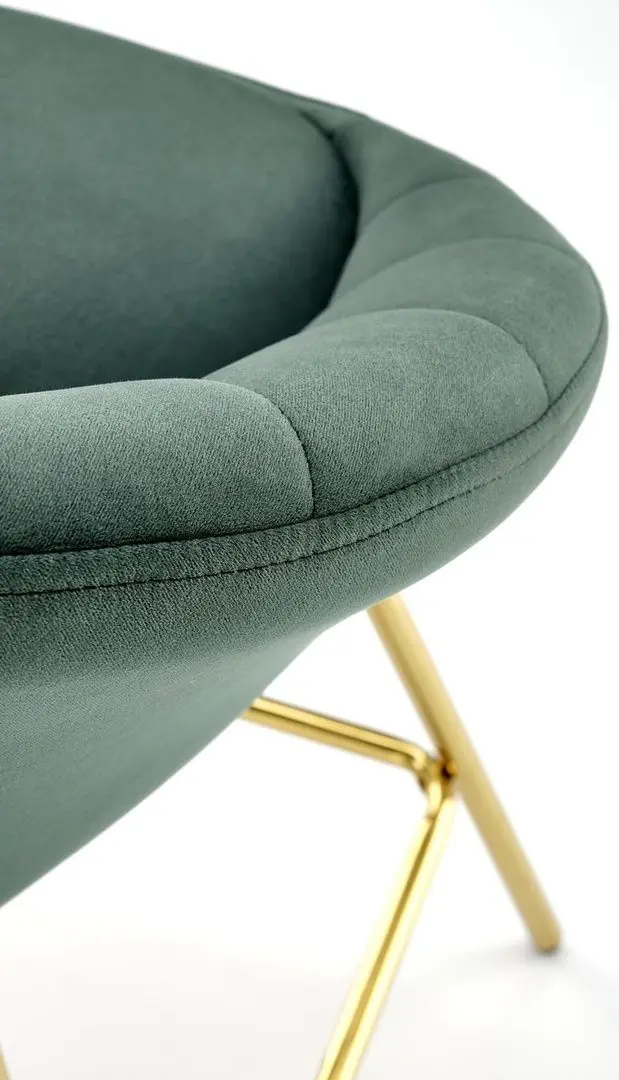 Scaun de bar Halmar H112 (Dark Green/Gold) - 10