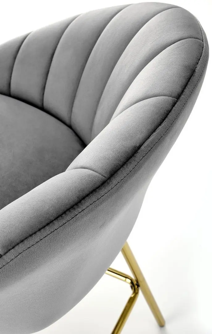 Scaun de bar Halmar H112 (Grey/Gold)