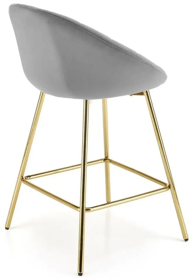 Scaun de bar Halmar H112 (Grey/Gold)