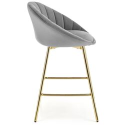 Барный стул Halmar H112 (Grey/Gold) Thumb