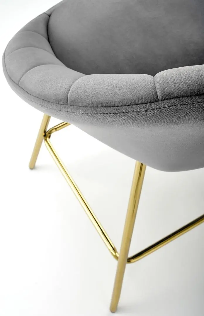 Scaun de bar Halmar H112 (Grey/Gold)