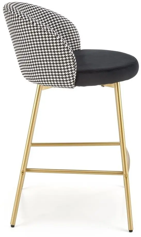Барный стул Halmar H113 (Black/White/Gold)