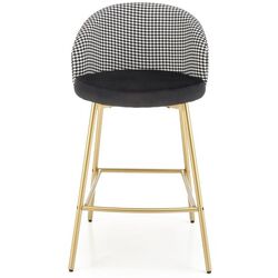 Барный стул Halmar H113 (Black/White/Gold) Thumb