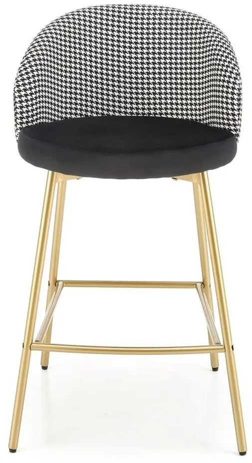 Барный стул Halmar H113 (Black/White/Gold)