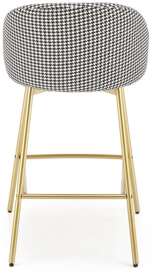Барный стул Halmar H113 (Black/White/Gold)