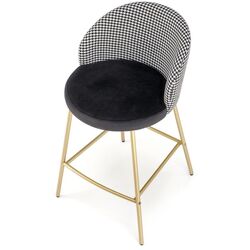 Барный стул Halmar H113 (Black/White/Gold) Thumb