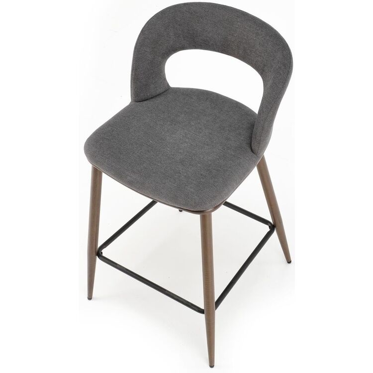 Барный стул Halmar H114 (Gray/Walnut)