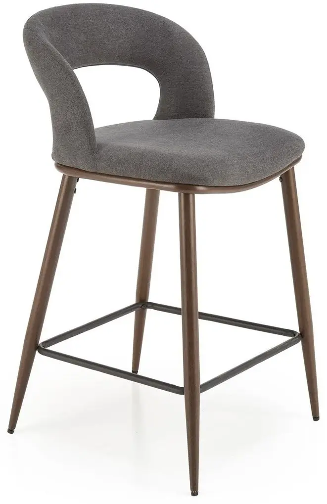 Барный стул Halmar H114 (Gray/Walnut)