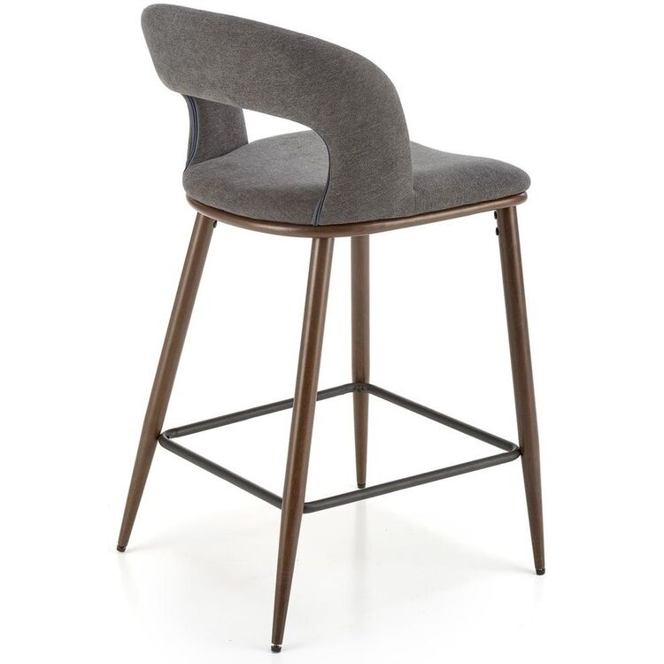 Барный стул Halmar H114 (Gray/Walnut)