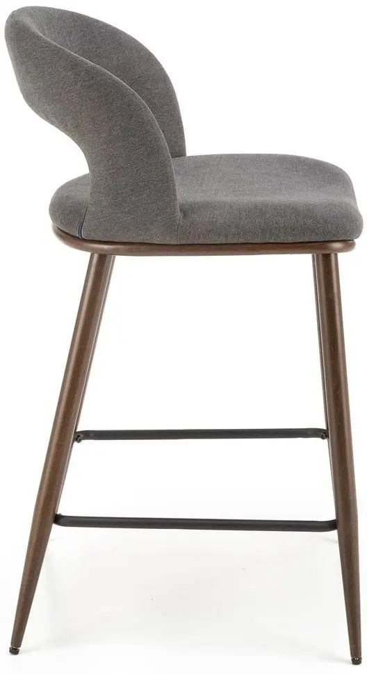 Барный стул Halmar H114 (Gray/Walnut)