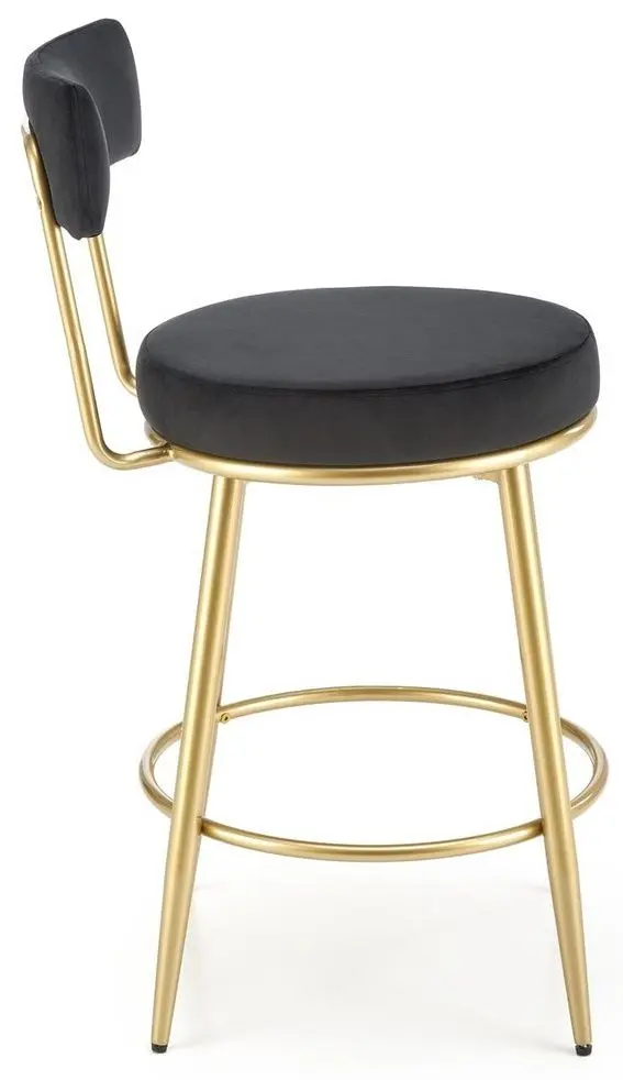 Барный стул Halmar H115 (Black/Gold) - 4