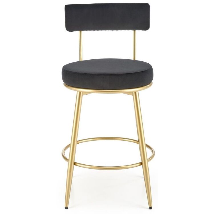 Scaun de bar Halmar H115 (Black/Gold)