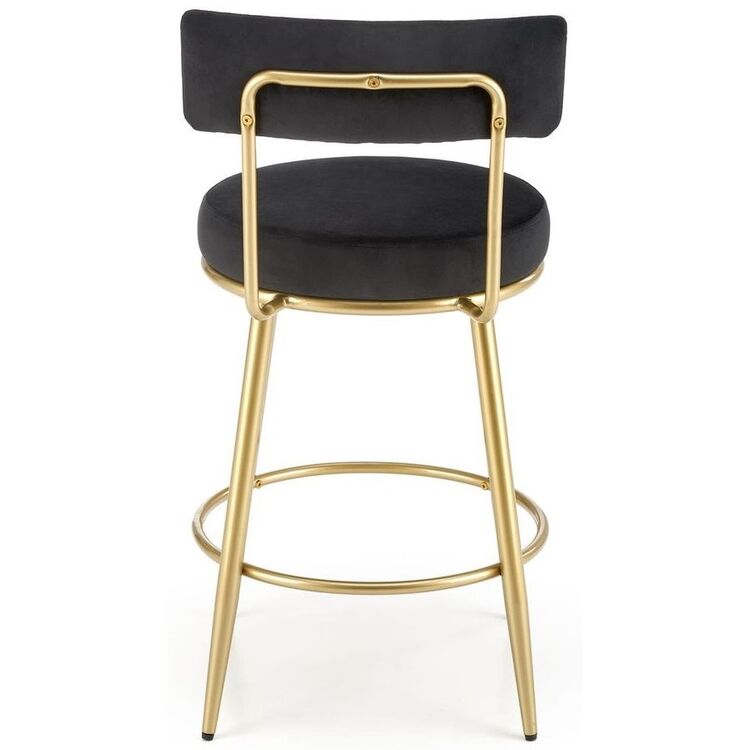Scaun de bar Halmar H115 (Black/Gold)