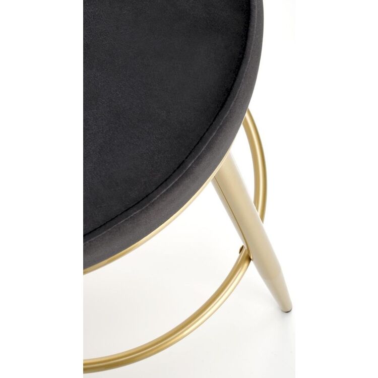 Scaun de bar Halmar H115 (Black/Gold)