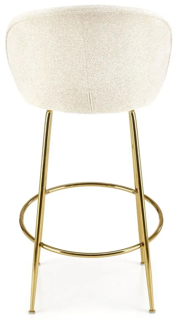 Scaun de bar Halmar H116 (Cream/Gold)