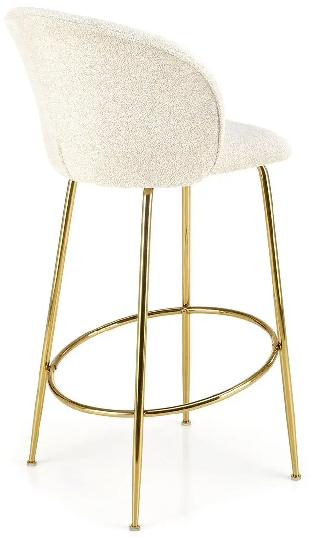 Scaun de bar Halmar H116 (Cream/Gold)