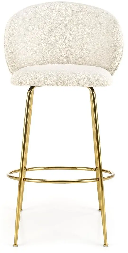Scaun de bar Halmar H116 (Cream/Gold)